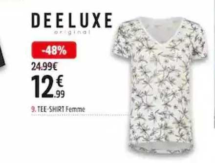 deeluxe tee-shirt femme