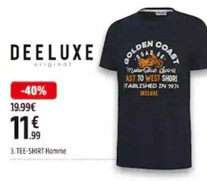 deeluxe tee-shirt homme