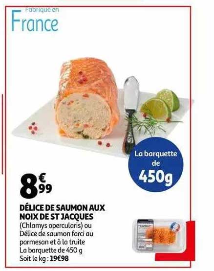 délice de saumon aux noix de st jacques