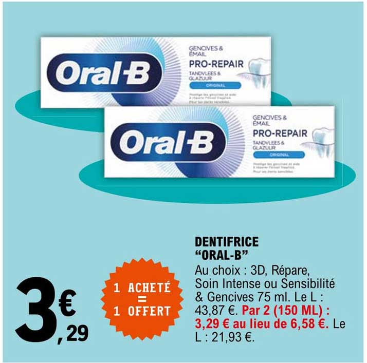 dentifrice "oral-b"