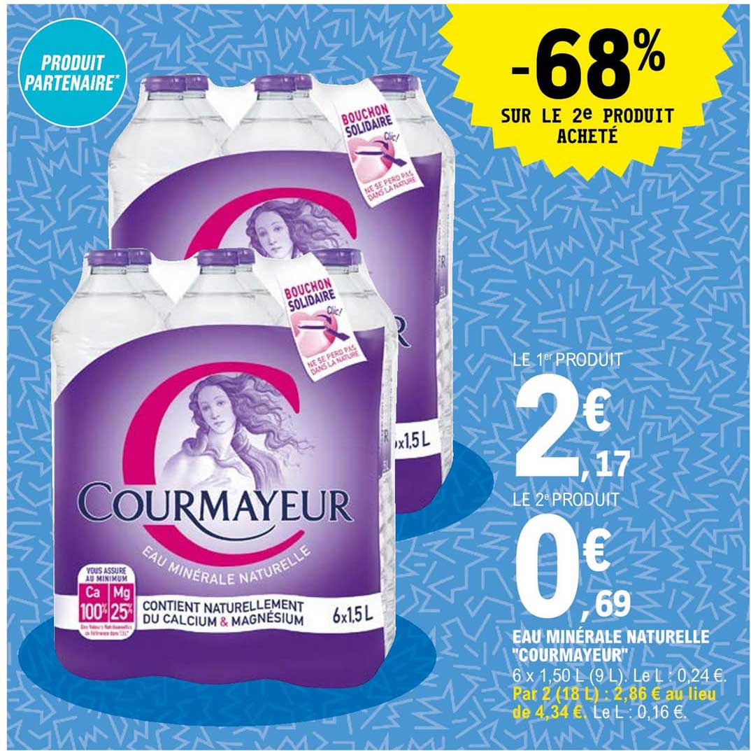 Eau Minérale Naturelle "courmayeur"