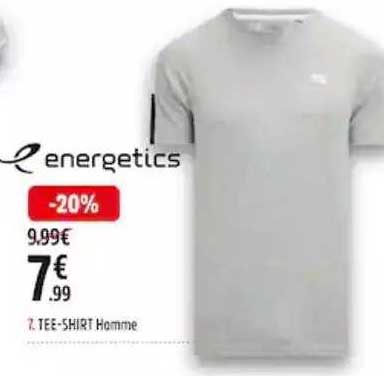 energetics tee-shirt homme