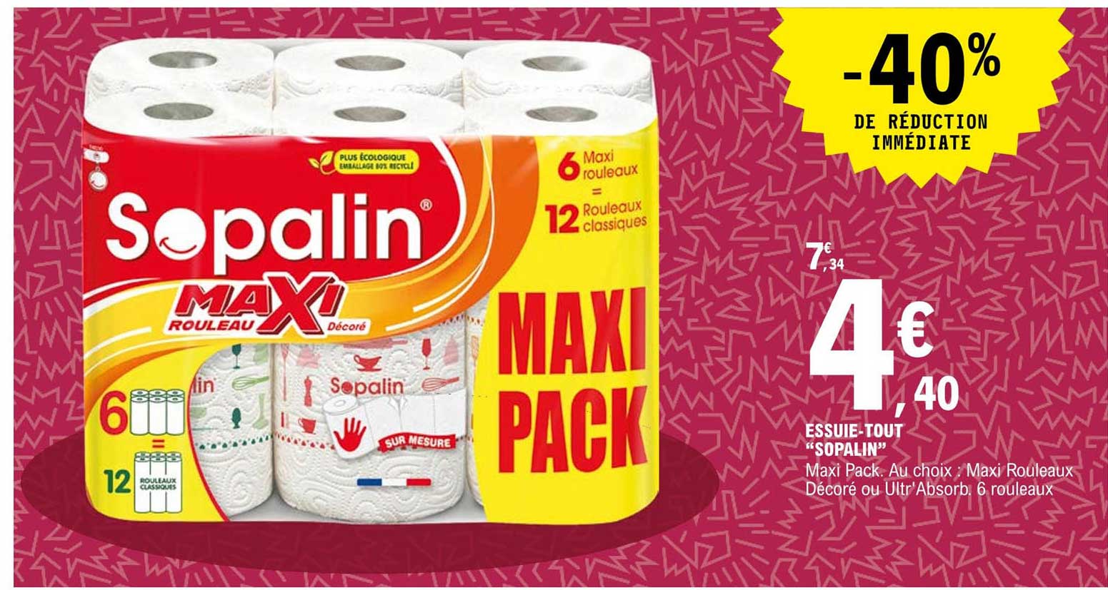 essuie-tout "sopalin"