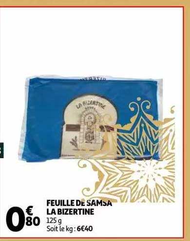 Feuille De Samsa La Bizertine