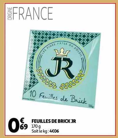 feuilles de brick jr