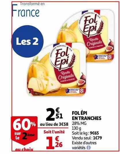 fol épi en tranches