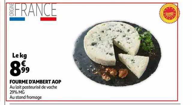 fourme d'ambert aop