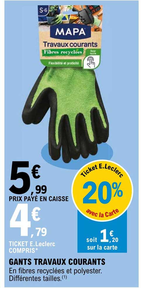 gants travaux courants