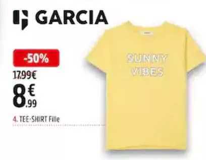 garcia tee-shirt fille