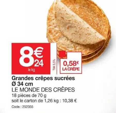 grandes crêpes sucrées le monde des crêpes