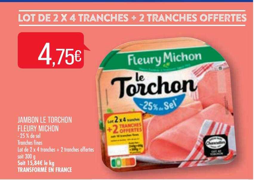 jambon le torchon fleury michon