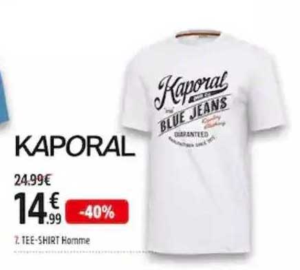 kaporal tee-shirt homme