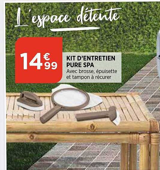 kit d'entretien pure spa