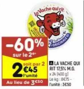 la vache qui rit 17.5%