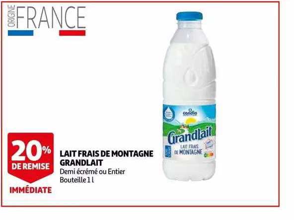 Lait Frais De Montagne Grandlait