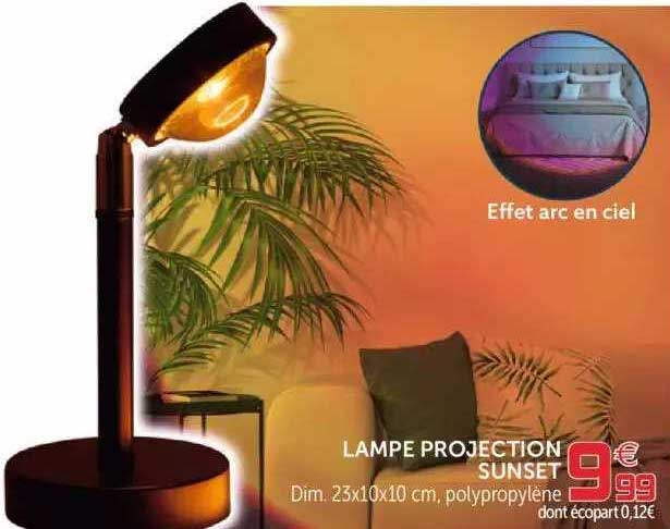 lampe projection sunset