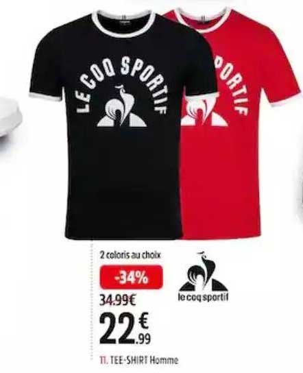 le coq sportif tee-shirt homme