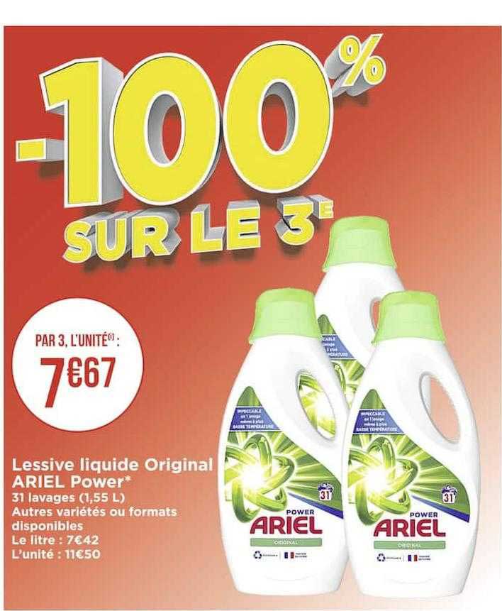 Lessive Liquide Original Ariel Power