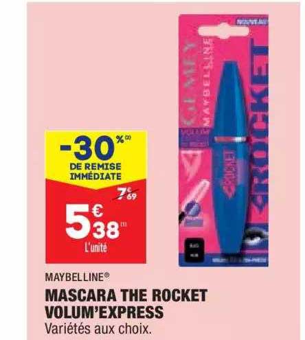 Mascara The Rocket Volum'express Maybelline