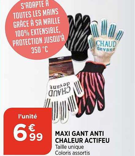Maxi Gant Anti Chaleur Actifeu