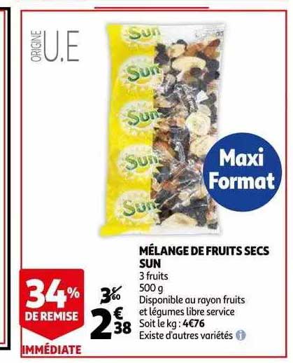 Mélange De Fruits Secs Sun