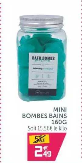 mini bombes bains 160g