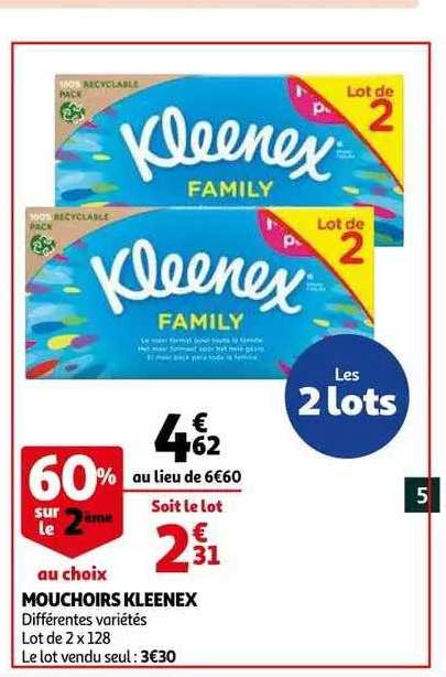 Mouchoirs Kleenex