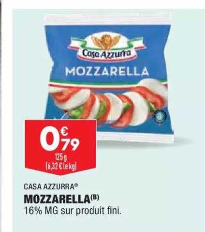 mozzarella casa azzurra