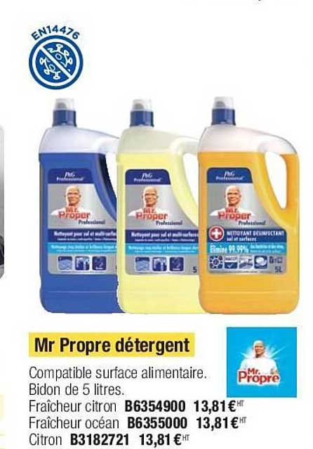 mr propre détergent mr. propre