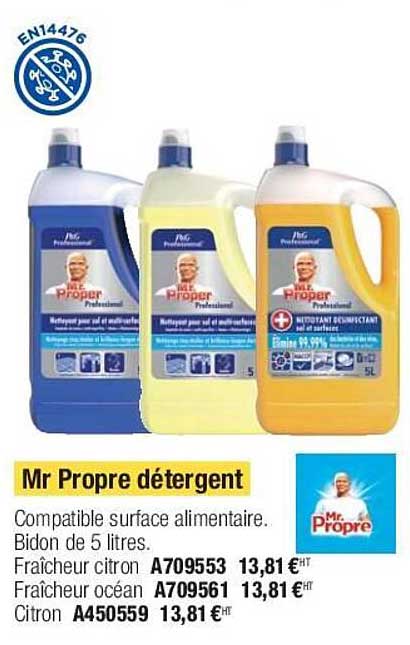 mr propre détergent mr. propre