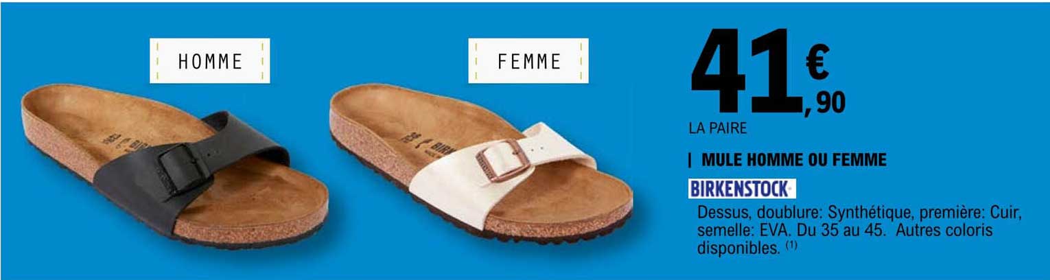 Mule Homme Ou Femme Birkenstock