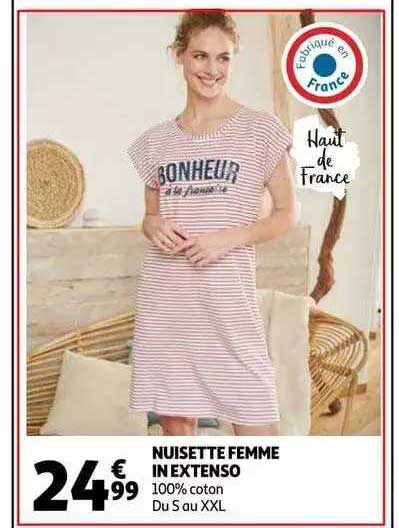 nuisette femme in extenso