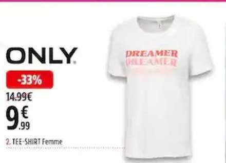 only tee-shirt femme