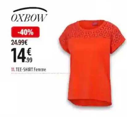 oxbow tee-shirt femme
