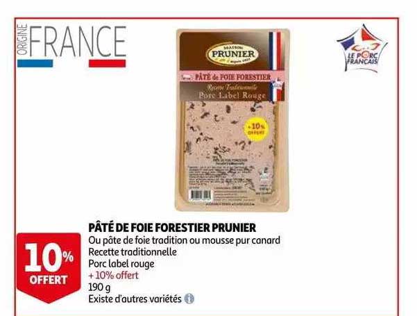 pâté de foie forestier prunier