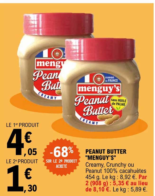peanut butter "menguy's"