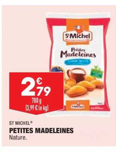 petites madeleines st michel