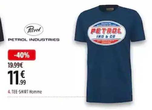 petrol industries tee-shirt homme