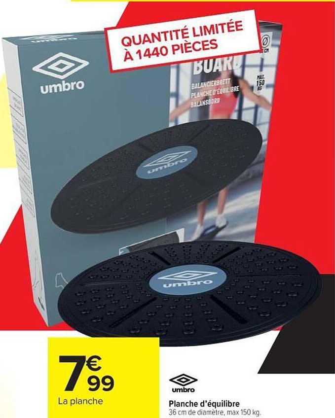 planche d'équilibre umbro
