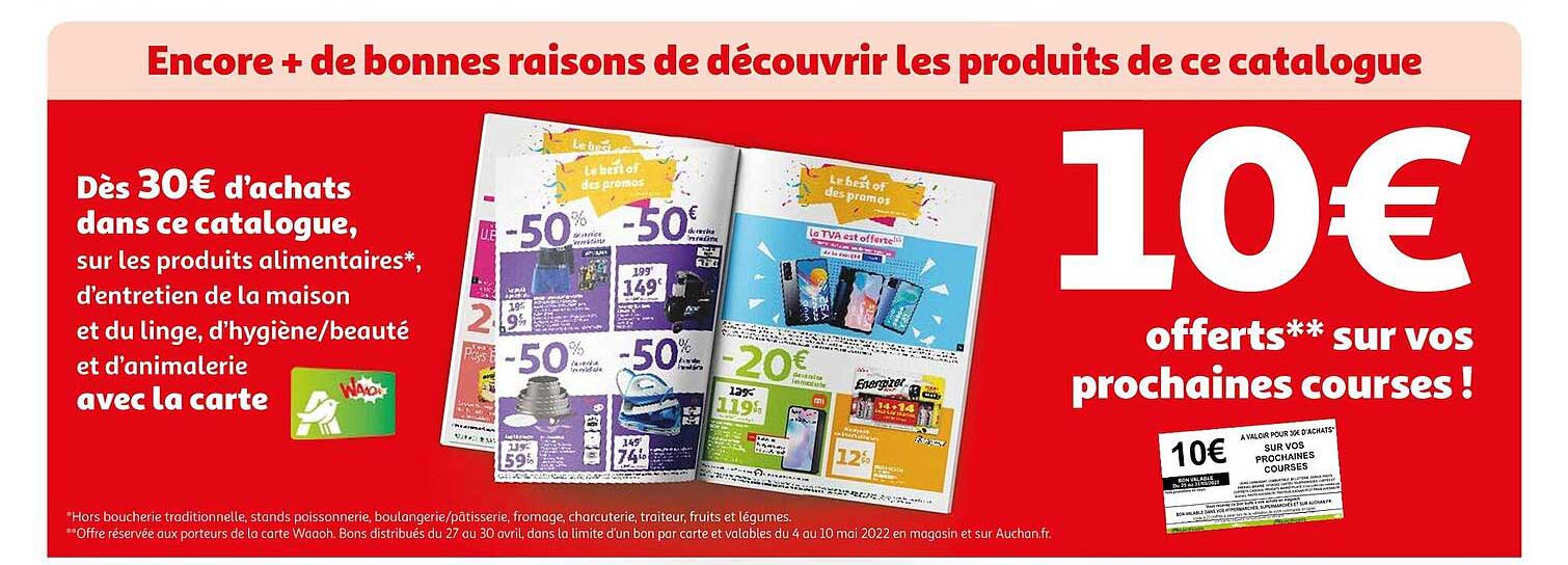 produits alimentaires, d'entretien de la maison et du linge, d'hygiène-beauté et d'animalerie