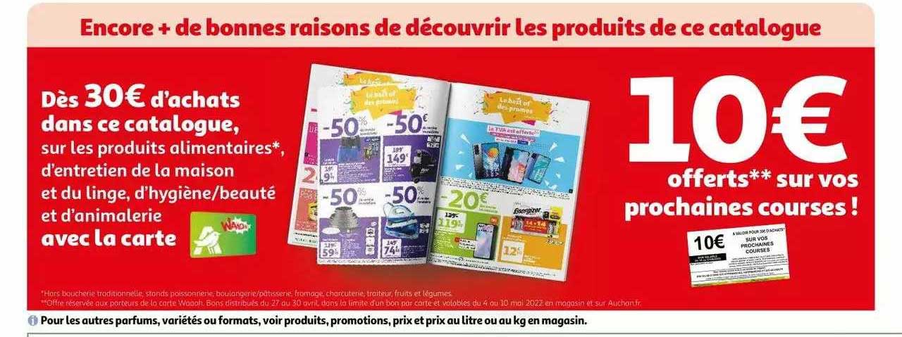 produits alimentaires, d'entretien de la maison et du linge, d'hygiène-beauté et d'animalerie