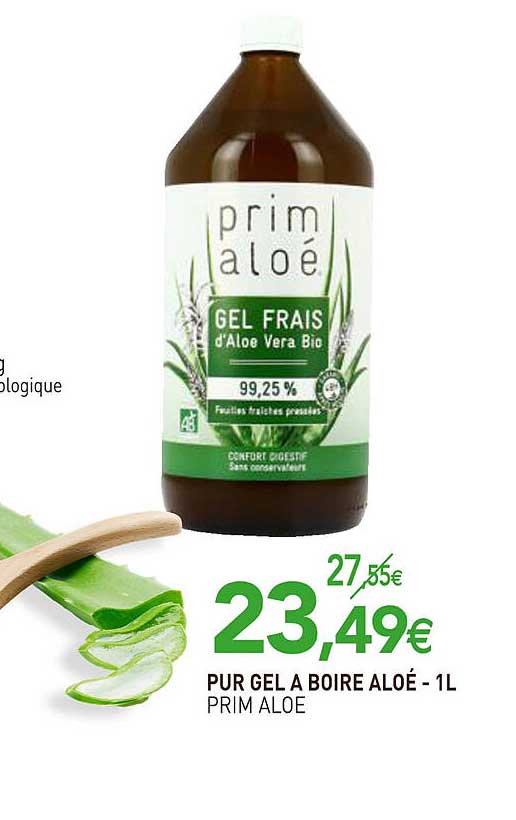 pur gel à boire aloé prim aloé - 1 l