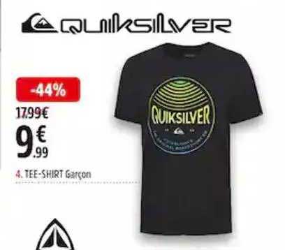 quiksilver tee-shirt garçon