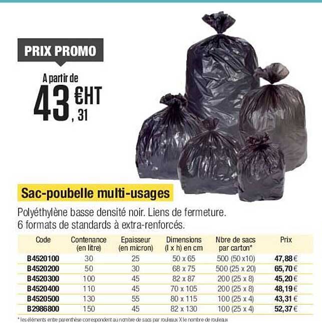 sac-poubelle multi-usages