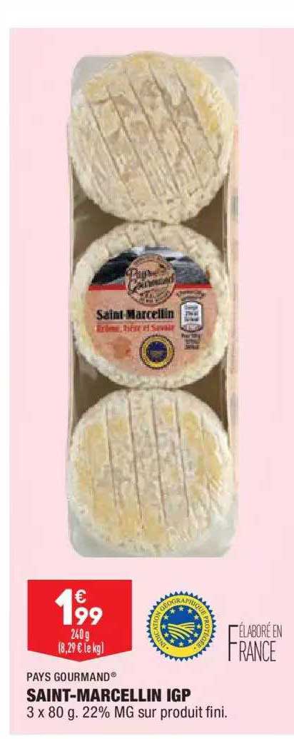 saint-marcellin igp pays gourmand