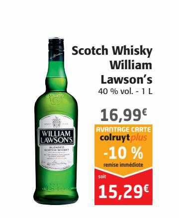 scotch whisky william lawson's