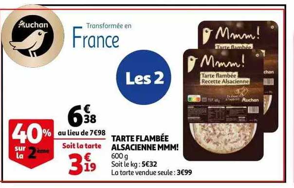 Tarte Flambée Alsacienne Mmm!