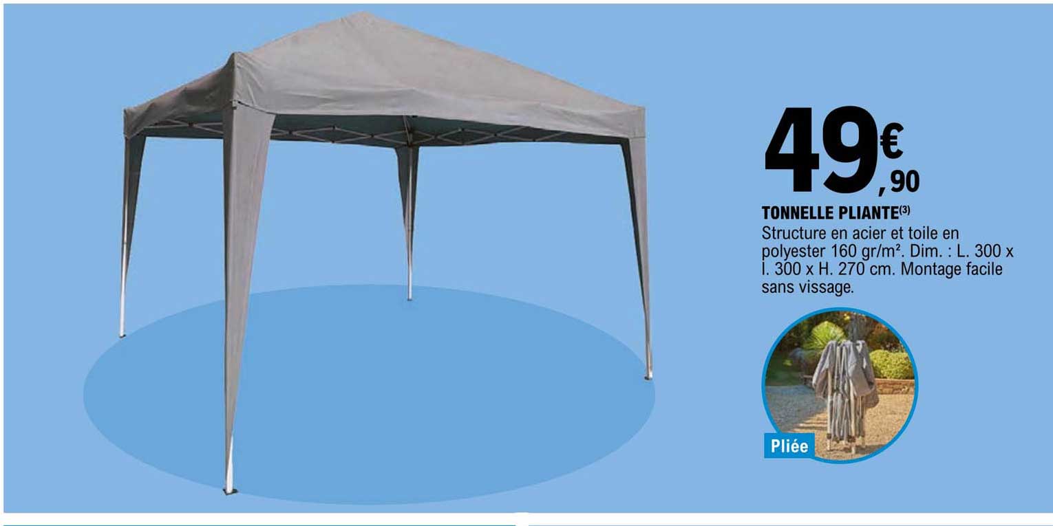 Tonnelle Pliante