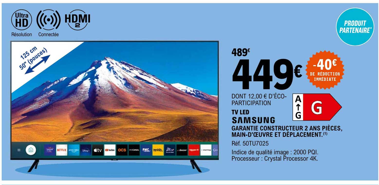 Tv Led Samsung 50" 125 Cm