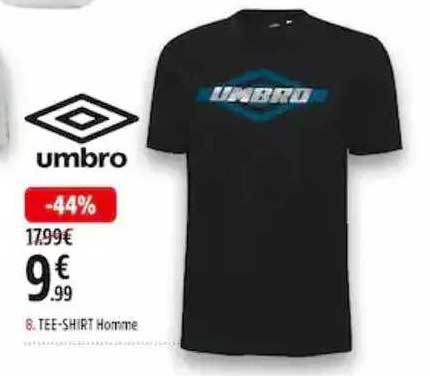 umbro tee-shirt homme